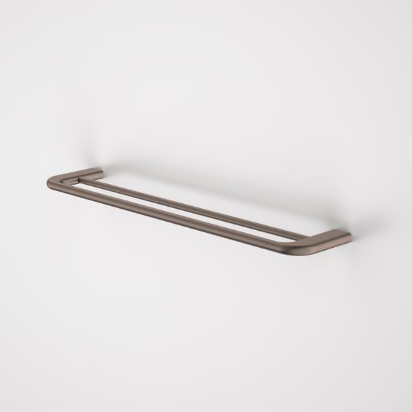 Caroma Contura II 620mm Double Towel Rail - Brushed Bronze 849035BBZ | The Blue Space
