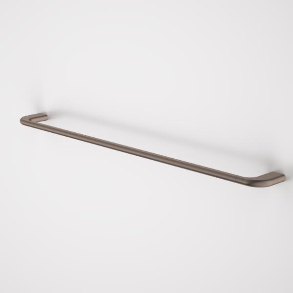 Caroma Contura II 820mm Single Towel Rail - Brushed Bronze 849034BBZ | The Blue Space