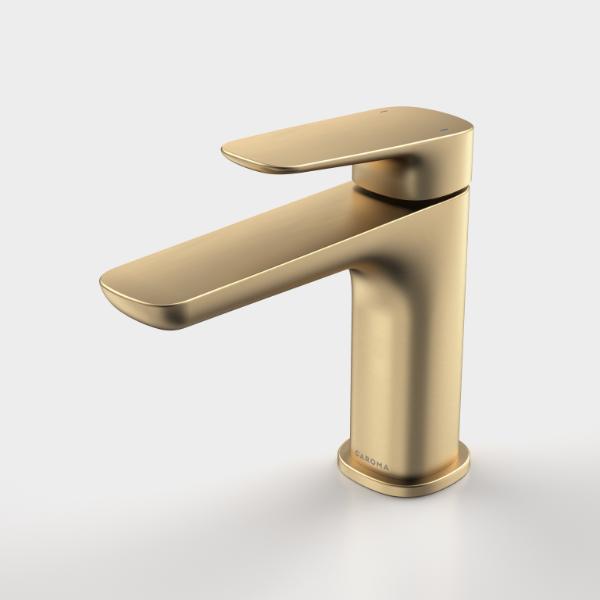 Caroma Contura II Basin Mixer - Brushed Brass 849050BB6AF