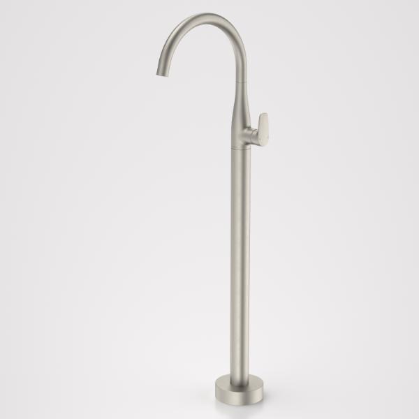 Caroma Contura II Freestanding Bath Filler - Brushed Nickel 849065BN