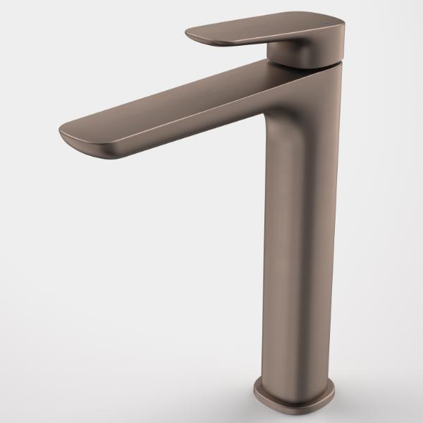 Caroma Contura II Tower Basin Mixer - Brushed Bronze