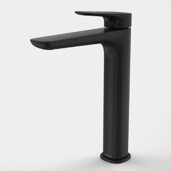 Caroma Contura II Tower Basin Mixer - Matte Black