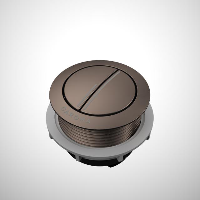 Caroma Urbane II Cistern Flush Button Brushed Bronze 687071BBZ - The Blue Space