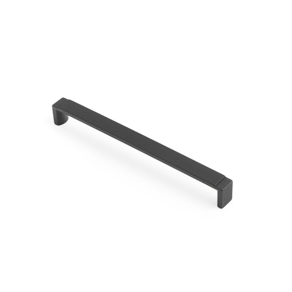 Castella Monaco Pull Handle Matt Black 192mm - The Blue Space
