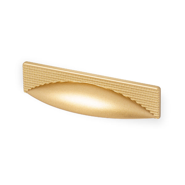 Castella Sorano Cup Pull Matt Gold 96mm - The Blue Space