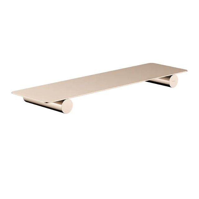 Meir Curvaé Shower Shelf Champagne MRSS-2040N-CH - The Blue Space