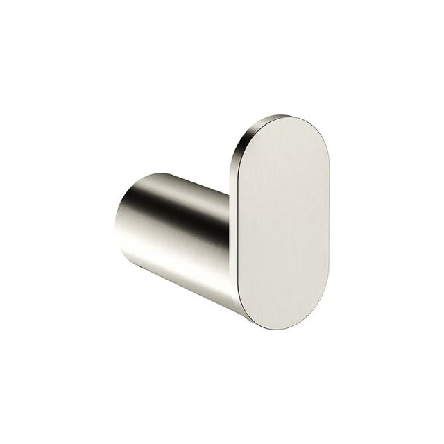 Meir Curvaé Single Robe Hook Brushed Nickel