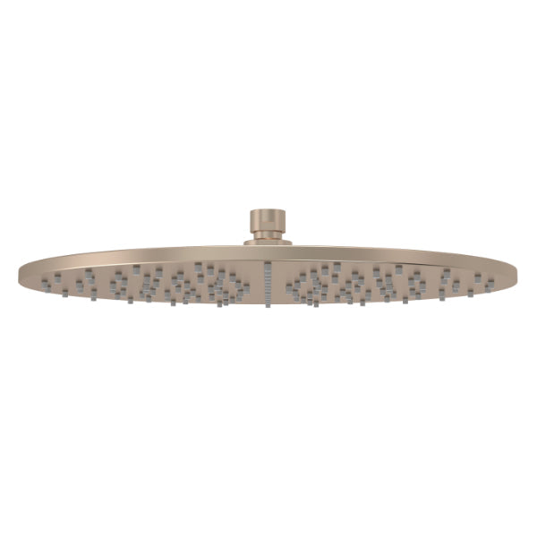 Meir Round Shower Rose 300mm Champagne | The Blue Space