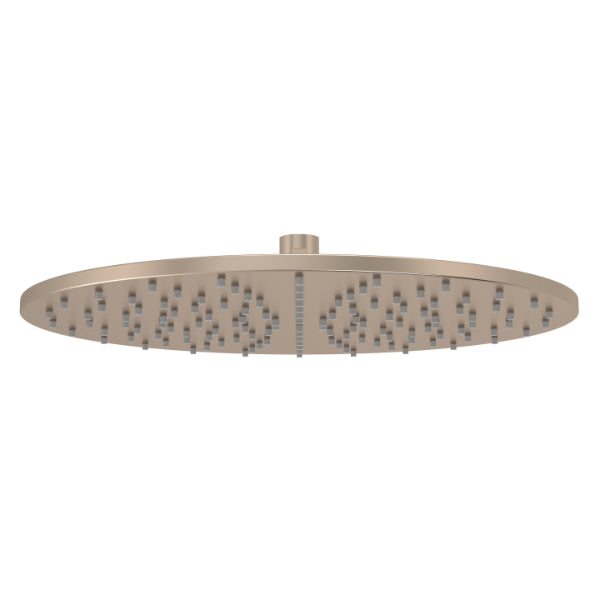 Meir Round Shower Rose 300mm Champagne | The Blue Space