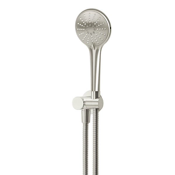 Meir 3 function hand shower on swivel outlet, perfect for replacment - The Blue Space