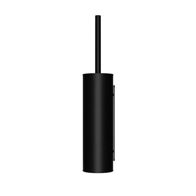 Meir Round Toilet Brush and Holder Matte Black MTO02N-R - The Blue Space