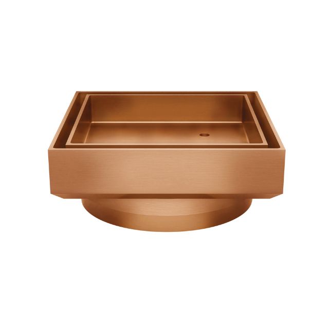 Meir Shower Waste with Tile Insert Lustre Bronze MP06N-T100-PVDBZ - The Blue Space