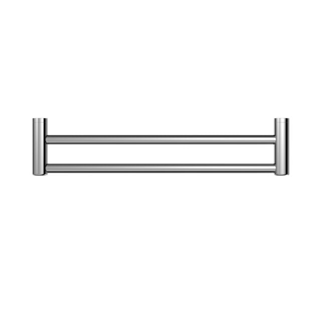 Buy Online Nero Mecca Care 25mm Double Towel Grab Rail 600mm Chrome NRCR2524DCH - The Blue Space