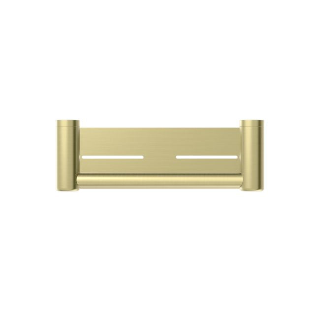 Buy Online Nero Mecca Care 25mm Grab Rail With Shelf 300mm Brushed Gold NRCR2512CBG - The Blue Space