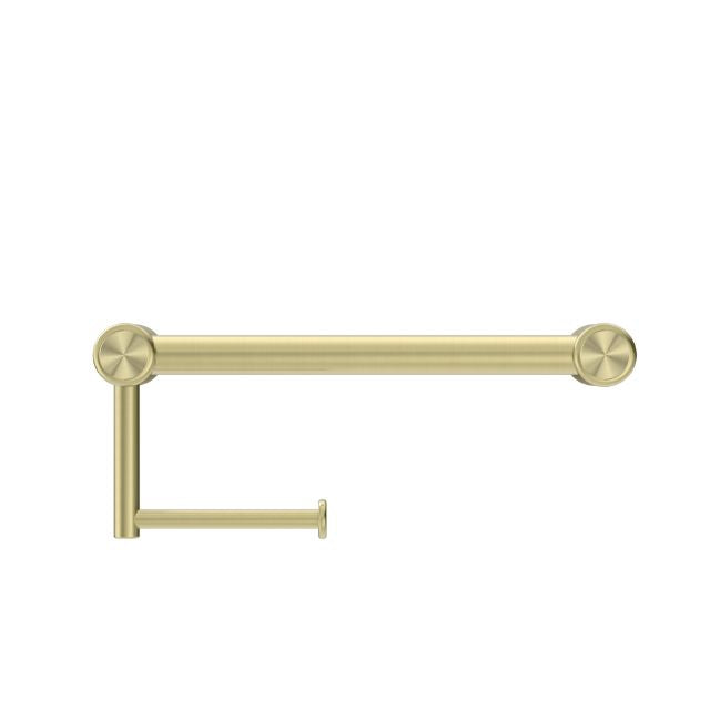 Nero Mecca Care 25mm Toilet Roll Rail 300mm Brushed Gold