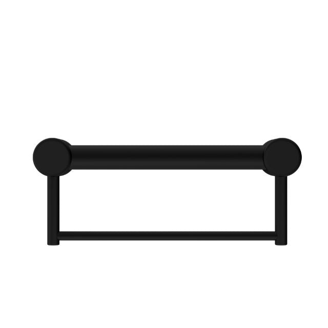 Nero Mecca Care 32mm Grab Rail With Towel Holder 300mm Matte Black