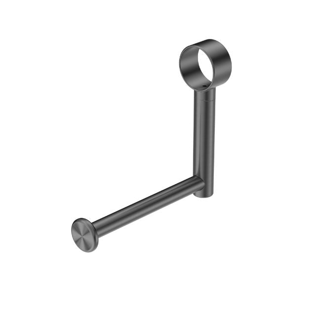 Nero Mecca Care Add On Toilet Roll Holder Gunmetal