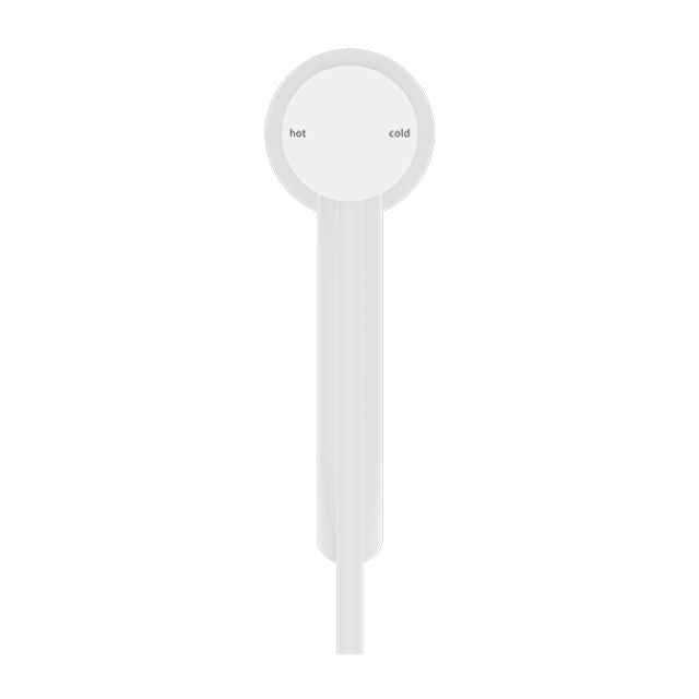 Buy Nero Mecca Care Basin Mixer Matte White NR221901dMW - The Blue Space