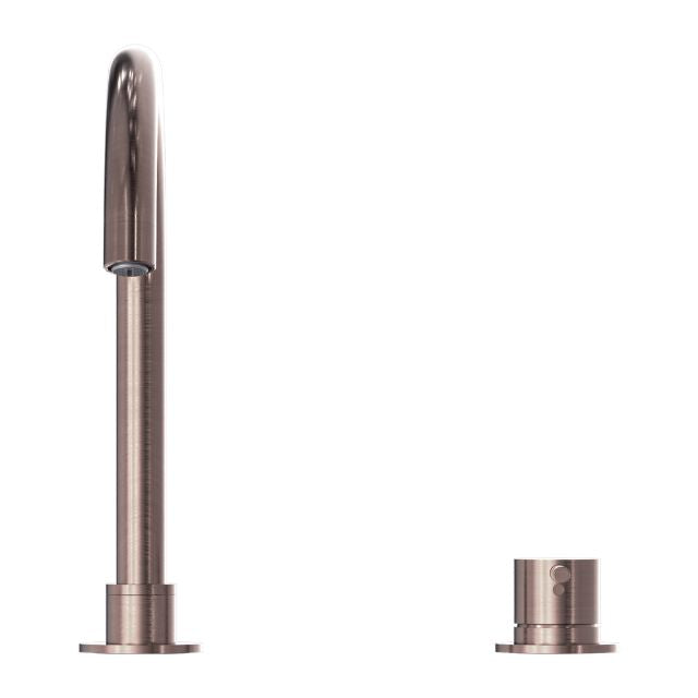 Buy Nero Mecca Hob Basin Mixer with Round Swivel Spout in Brushed Bronze NR221901bBZ - The Blue Space