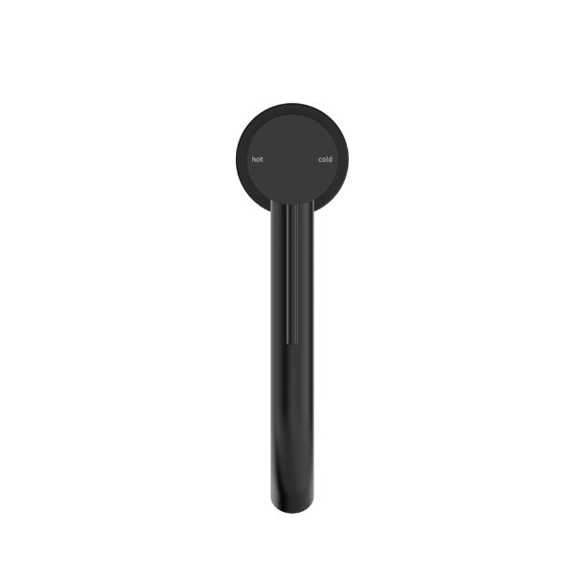 Top View Nero Mecca Mid Tall Basin Mixer Matte Black - NR221901EMB - The Blue Space