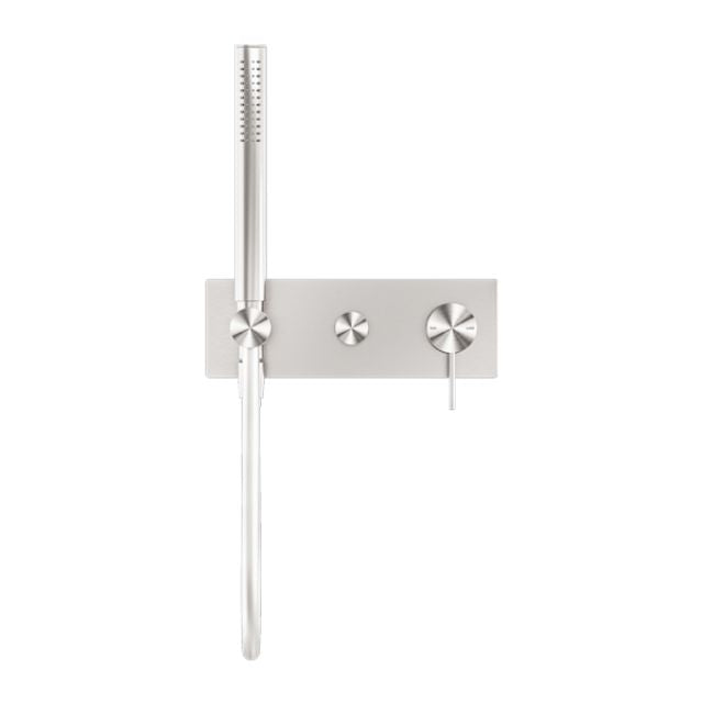 Buy Online Nero Mecca Shower Mixer Diverter System Brushed Nickel NR221912EBN - The Blue Space