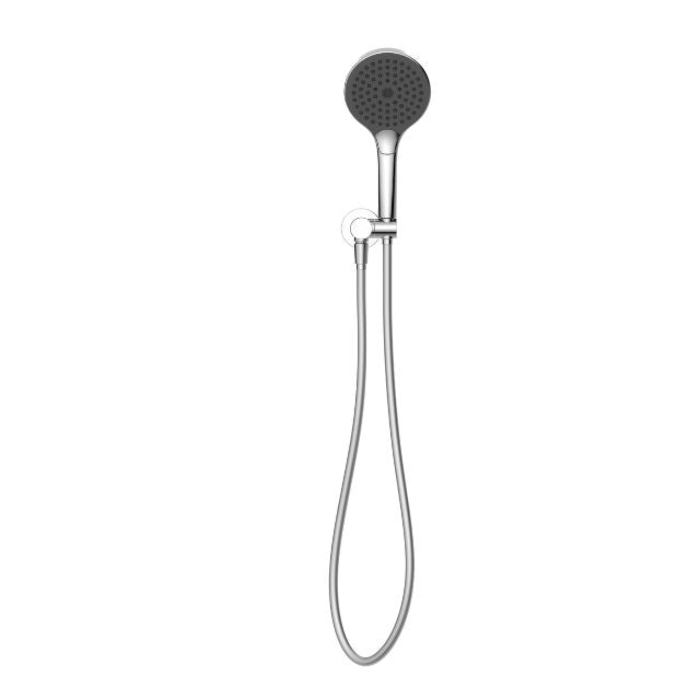 Front View Nero Mecca Shower On Bracket With Air Shower II Chrome - NR221905FCH - The Blue Space