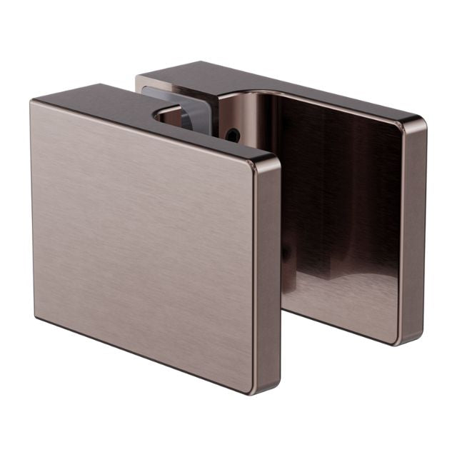 Nero Square Shower Knob Handle Brushed Bronze