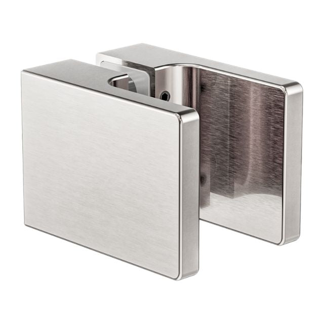 Nero Square Shower Knob Handle Brushed Nickel NRSH302aBN - The Blue Space