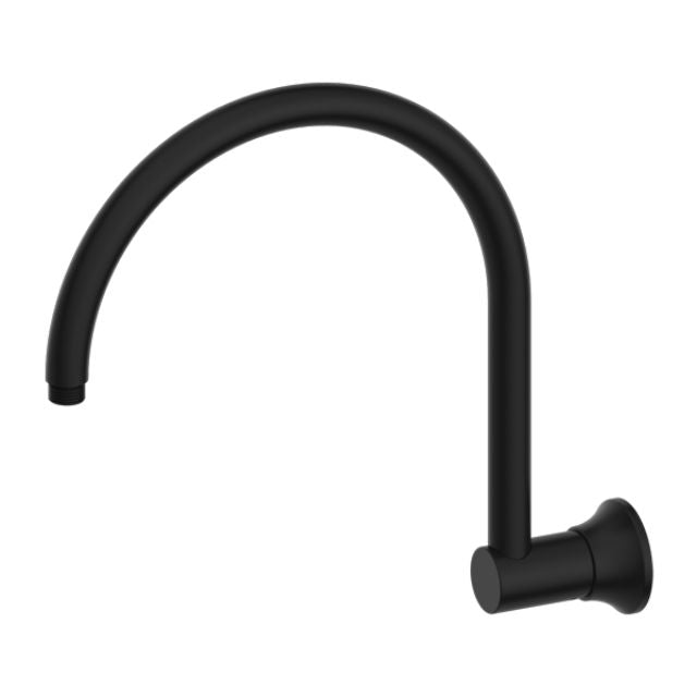 Nero York Shower Arm Matte Black NR508MB - The Blue Space