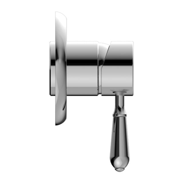 Buy Nero York Shower Mixer With Metal Lever Chrome NR69210902CH - The Blue Space