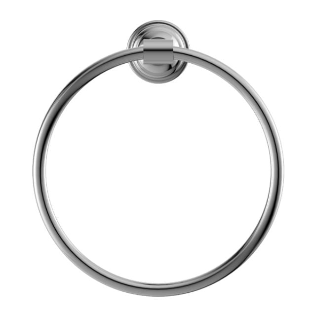 Nero York Towel Ring Chrome