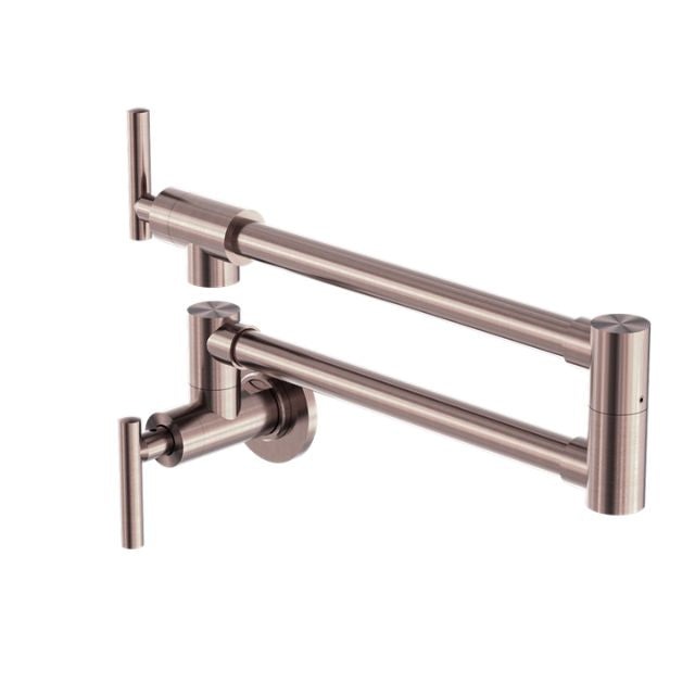 Nero Zen 316L Stainless Steel Pot Filler Brushed Bronze NR162203BZ - The Blue Space