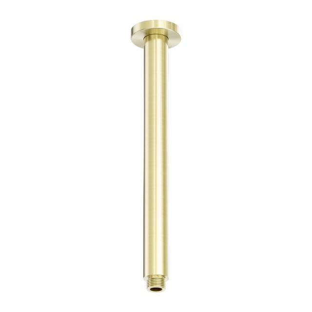 Nero Zen SS316L Round Ceiling Arm 300mm Length Brushed Gold