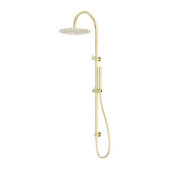 Nero Zen SS316L Twin Shower Brushed Gold