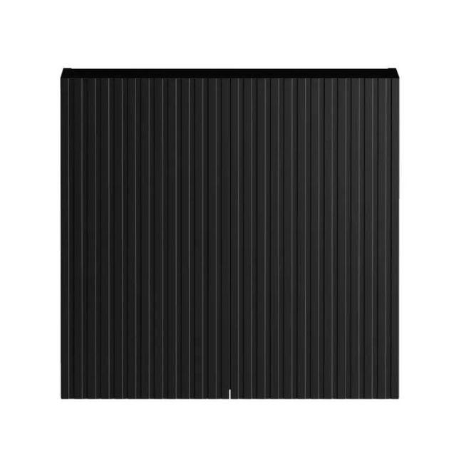 Buy Otti Marlo 1715mm Fluted Laundry Set C - Black Include 632mm Fluted Wall Cabinet - The Blue Space