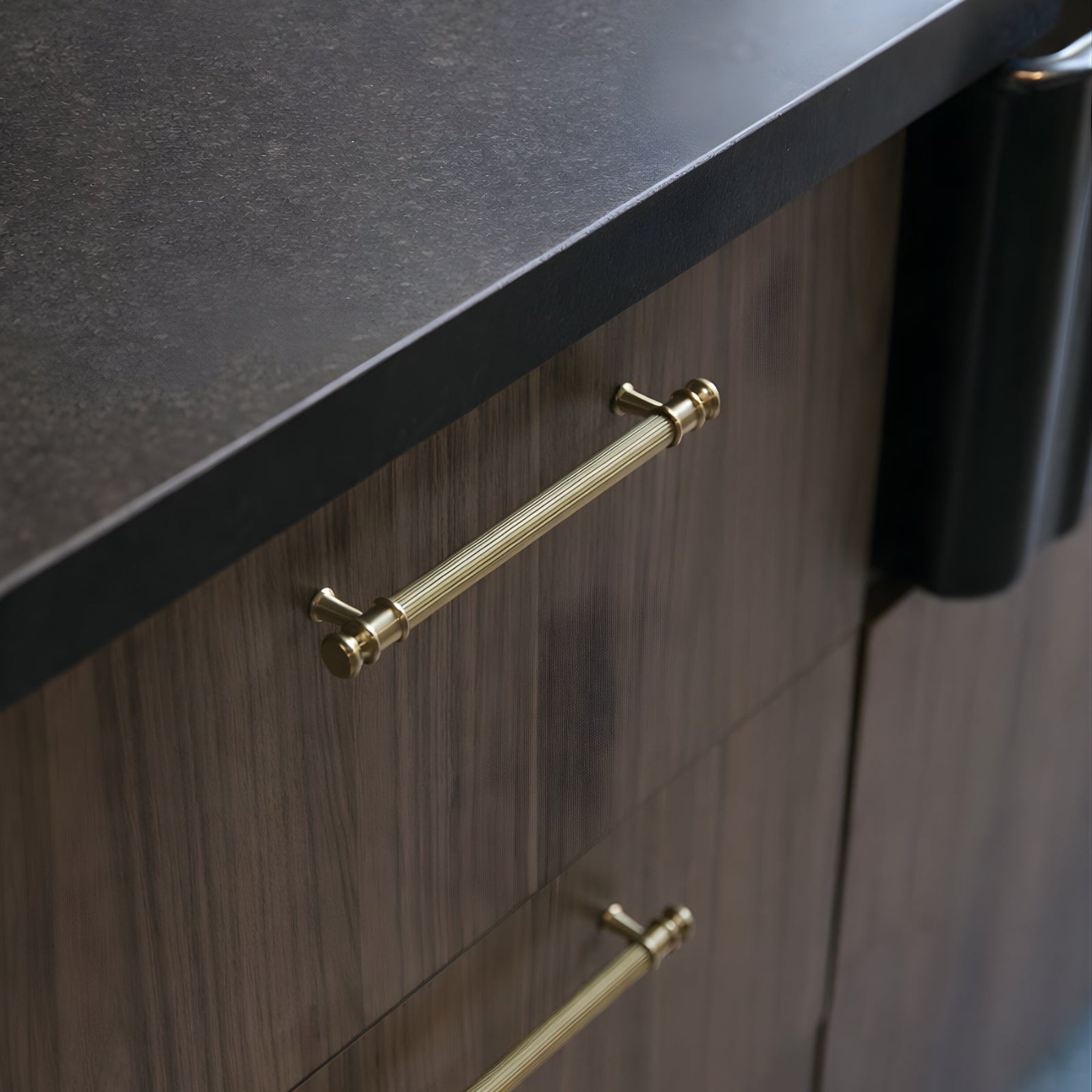 Lifestyle Turner Hastings Verona 128mm Pull Handle Brushed Brass VE128CB-BB - The Blue Space