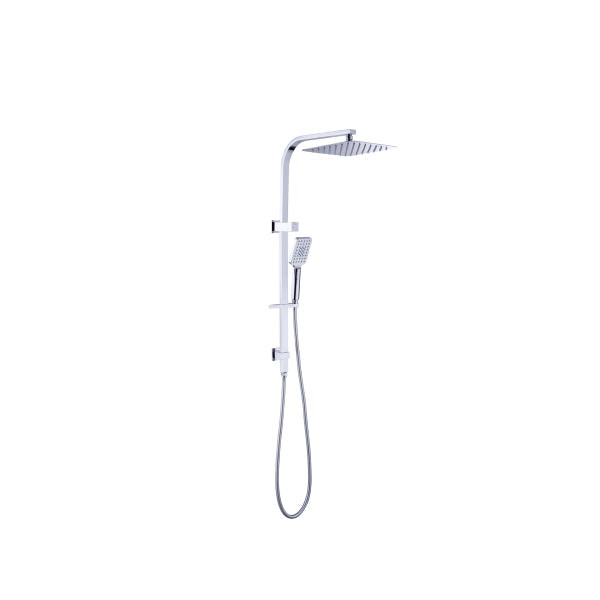Nero Celia Square Shower Set Chrome | The Blue Space