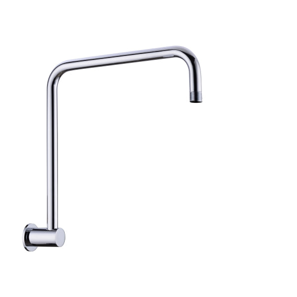 Nero Dolce Round Swivel Shower Arm Chrome | The Blue Space