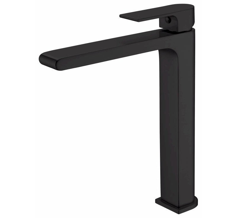 Nero Bianca Tall Basin Mixer Matte Black | The Blue Space