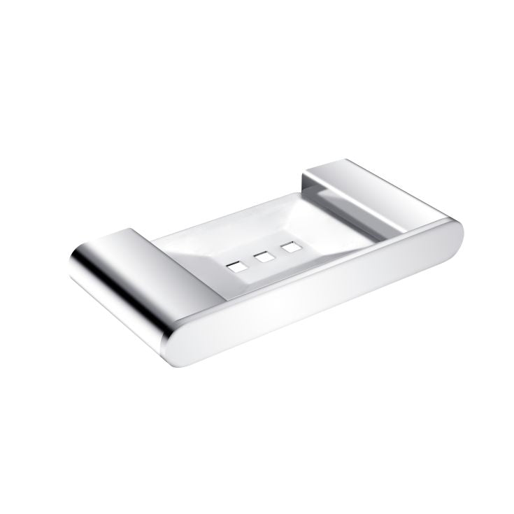 Nero Bianca Soap Dish Holder Chrome | The Blue Space