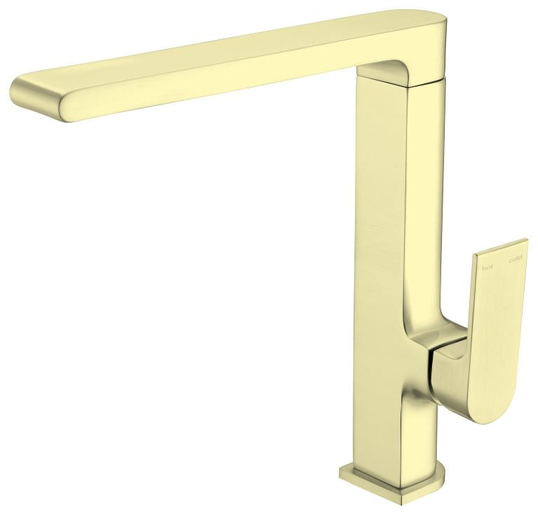 Nero Bianca Kitchen Mixer Brushed Gold | The Blue Space