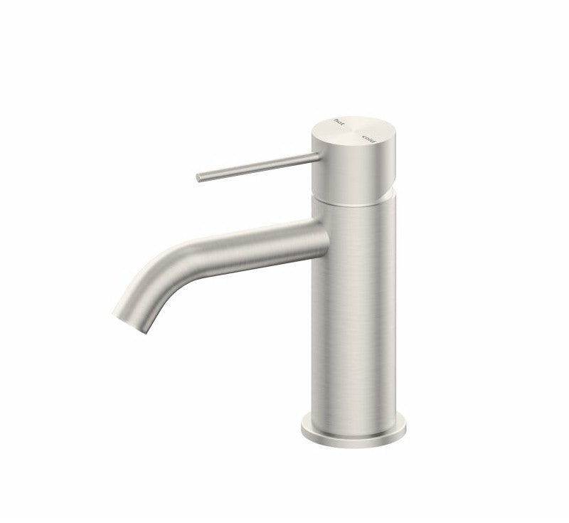 Nero Mecca Basin Mixer Brushed Nickel