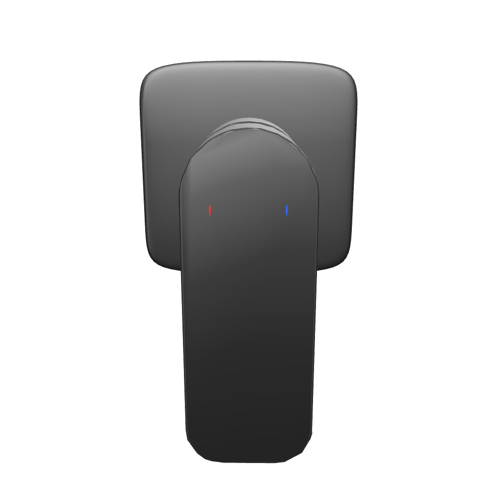 Caroma Luna Bath/Shower Mixer Black 3D Model - The Blue Space