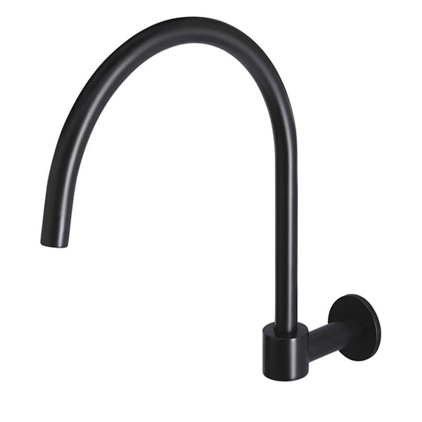 Meir Round Matte Black High Rise Spout - The Blue Space