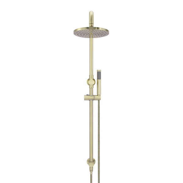Meir Round 2-in-1 Tiger Bronze Shower Rail Set