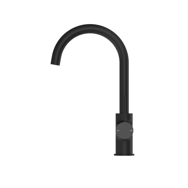 Nero Mecca Kitchen Mixer Matte Black Side | The Blue Space