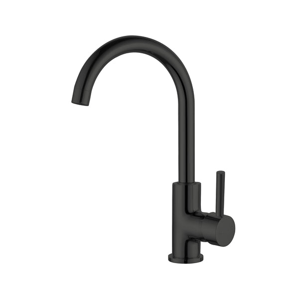 Nero Dolce Kitchen Mixer Gooseneck Matte Black