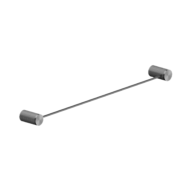 Nero Opal Single Towel Rail Gunmetal 600mm | The Blue Space