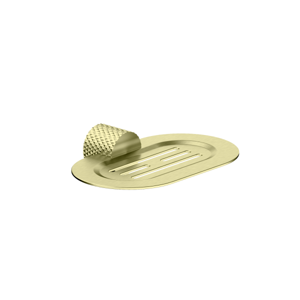 Nero Opal Soap Dish Holder Brushed Gold | The Blue Space