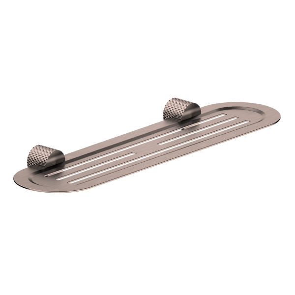 Nero Opal Metal Shelf Brushed Bronze
